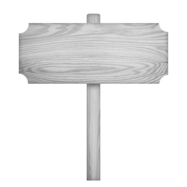 istock Wooden sign isolated on white background 693922206