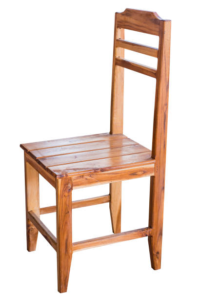 istock Wooden chair isolated. 693922340