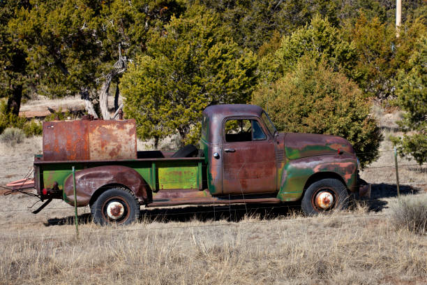 istock Old truck on Ranch 693925268