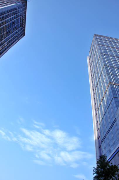istock Modern skyscrapers in business and financial district 693931386