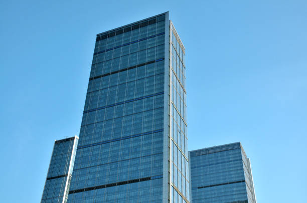 istock Modern skyscrapers in business and financial district 693931392