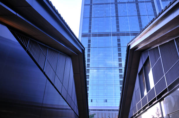 istock Modern skyscrapers in business and financial district 693931400