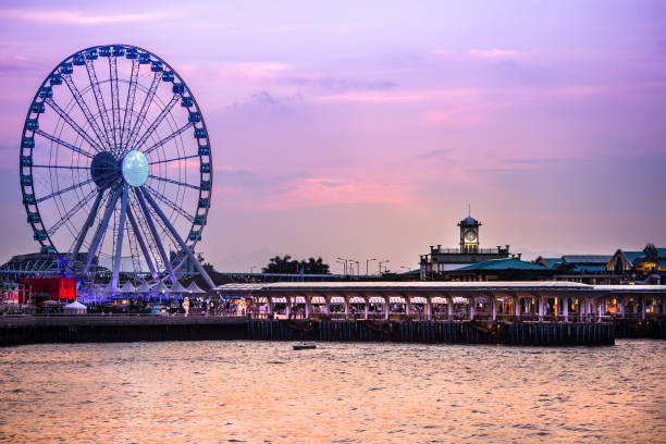 istock Hong Kong cityscape at sunset 693934796