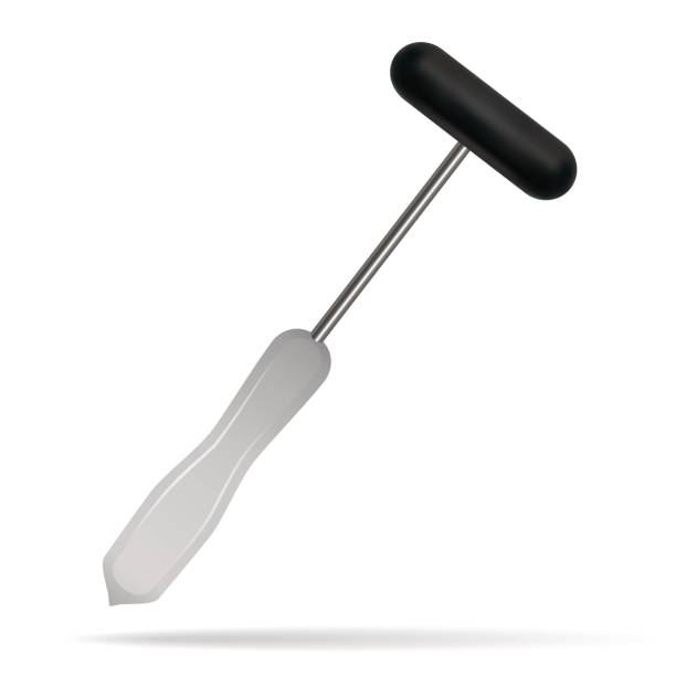 istock Neurological hammer. Medical instrument used to test reflexes. A realistic image. Isolated object. Vector. 693940702
