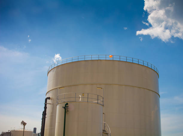 istock Petrochemical industry and storage tanks 693962054