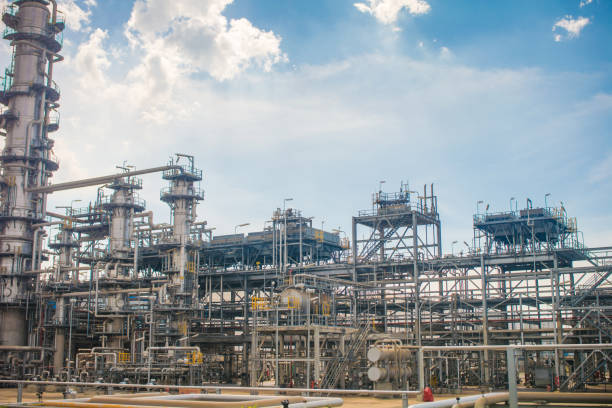 istock Petrochemical industry and storage tanks 693962070