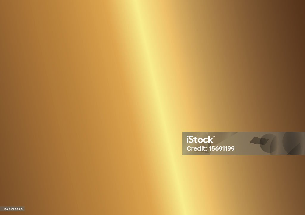 Gold Background One Color Gold Background Stock Photo - Download Image Now - Abstract, Color ...