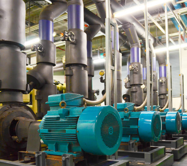 istock Pumps Used to Transfer Fresh Water at Public Utility 693976718