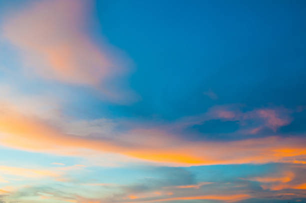 istock The blue sky with white clouds 693979750