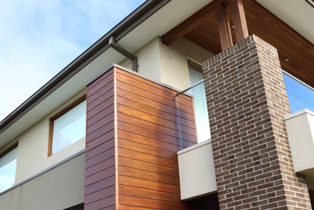 Modern architecture exterior details closeup
