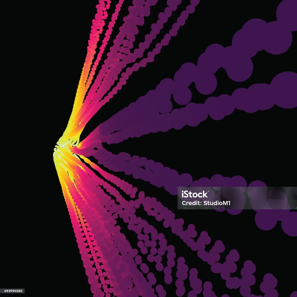 Point Flow Design Template Vector Illustration Stock Illustration ...