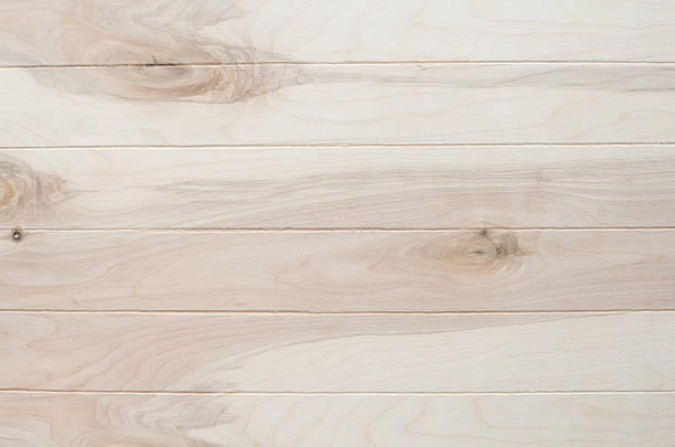 istock Clean light beige wood plank background. Wooden texture. 693994186