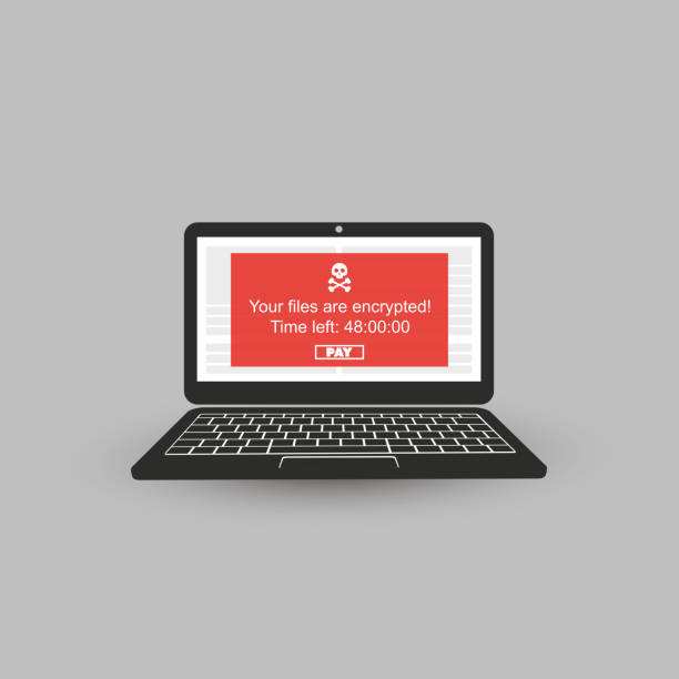 Screen Locking Ransomware Ransomware Screen stock vectors - iStock