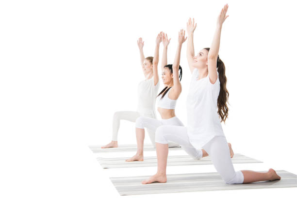 Detail from Warrior 3 or Virabhadrasana Yoga Pose