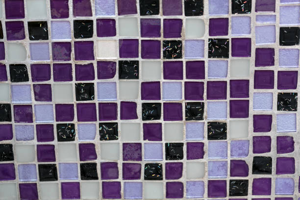 istock Glossy mosaic. Abstract seamless background. 694019674
