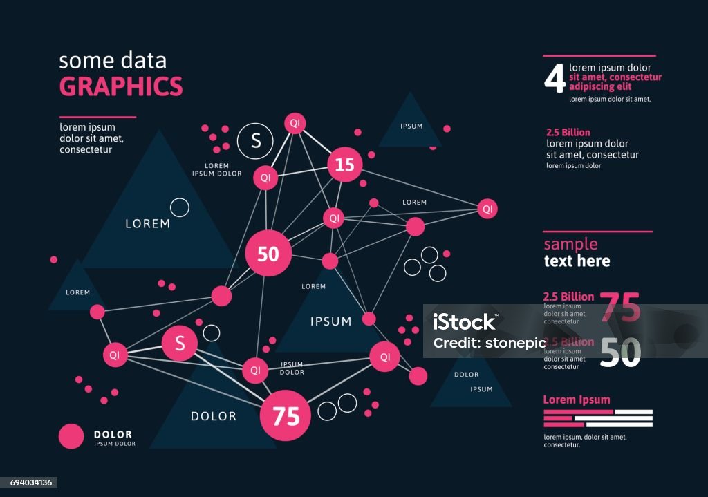 Futuristic Infographic Information Aesthetic Design Complex Data ...
