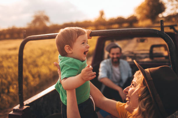 istock Family on a road trip 694040424