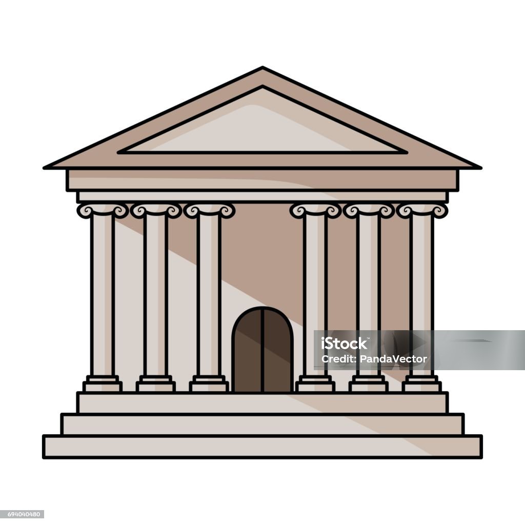 Ilustración de Icono Del Banco En Estilo De Dibujos Animados Aislado Sobre  Fondo Blanco Dinero Y Finanzas Símbolo Ilustración Vectorial De Stock y más  Vectores Libres de Derechos de Actividades bancarias -