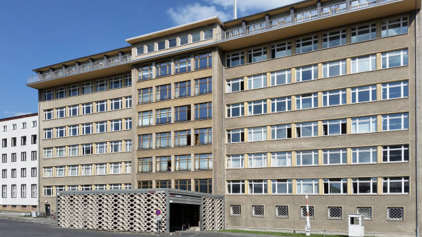 Berlin, Germany - May 22, 2017: The building of the former GDR Ministry for State Security,now Stasi Museum in the Ruschestrasse