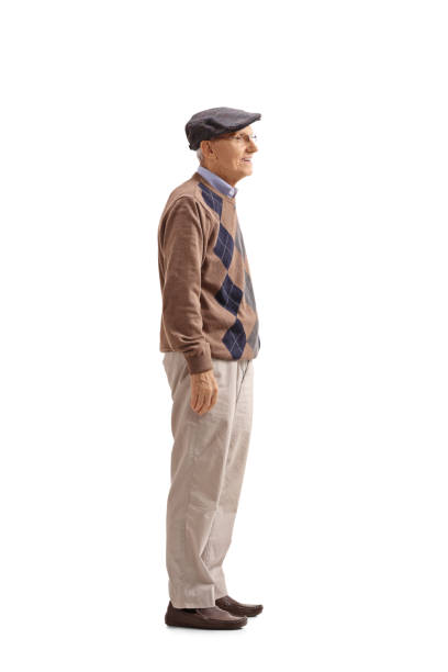 istock Mature man waiting in line 694057246