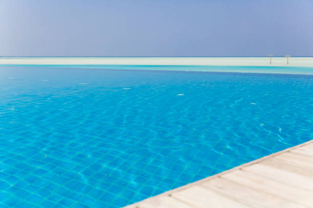 istock Swimming Pool in Maldives 694057650