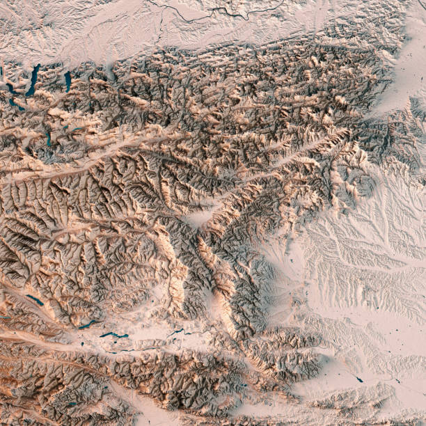 istock Steiermark Bundesland Austria 3D Render Topographic Map Neutral 694058900
