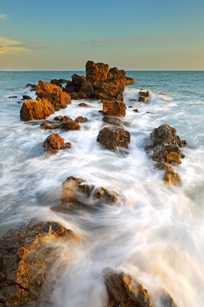 istock Beautiful of seascape at sunset 694065526