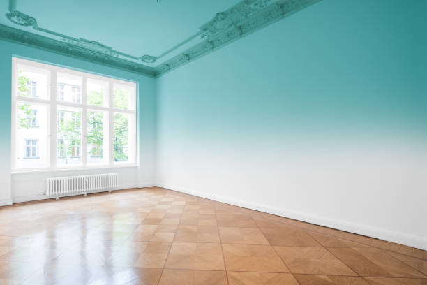 istock empty room, wooden floor in new apartment 694069332