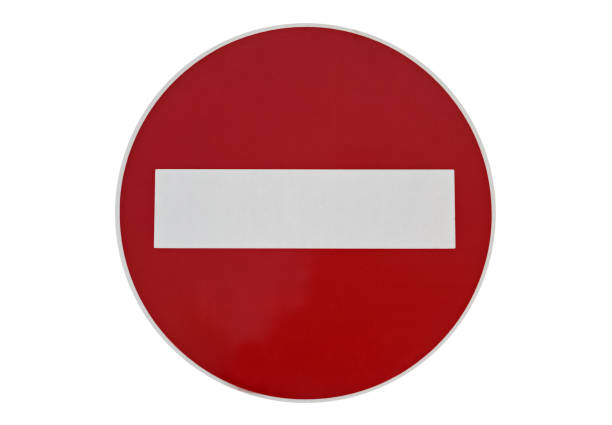 istock Red street sign 694069424