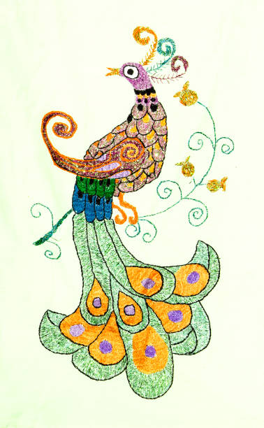istock Ukrainian folk embroidery, handmade 694076676