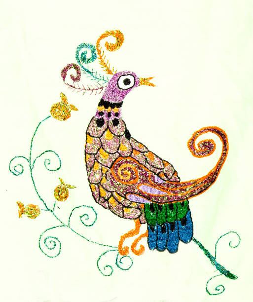 istock Ukrainian folk embroidery, handmade 694076702