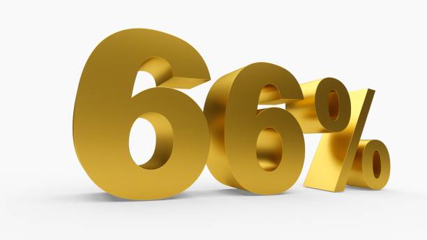 istock 3D rendering golden discount 66 percent 694087454