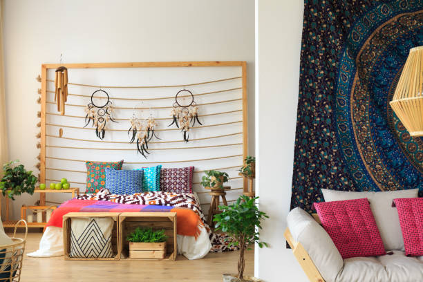istock Dreamcatchers above the bed 694091268