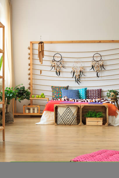 istock Bedroom with dreamcatchers 694091272