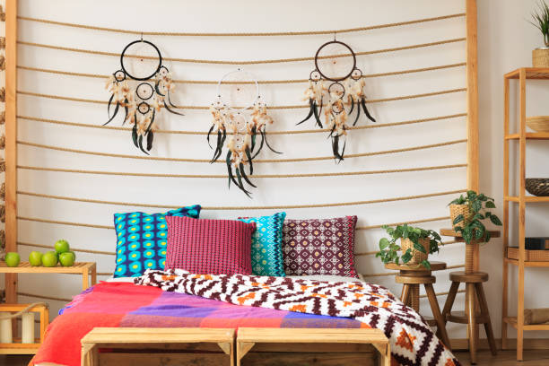 istock Dreamcatchers on the bedheads 694091320