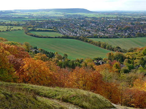 An autumn in the Chilterns. Princes Risborough is a small town in Buckinghamshire, England, about 9 miles south of Aylesbury and 8 miles north west of High Wycombe. It lies at the foot of the Chiltern Hills.