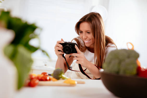 istock Attractive Blogger Girl 694105050