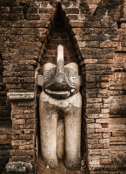 Buddha statue head in Chiang Mai, Thailand