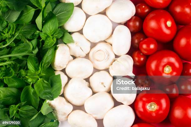 Italian Food Flag Stock Photo - Download Image Now - Italian Food, Italian Flag, Food