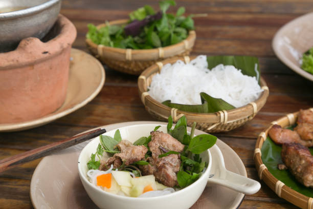 istock Bun Cha serving in Vietnam 694159982