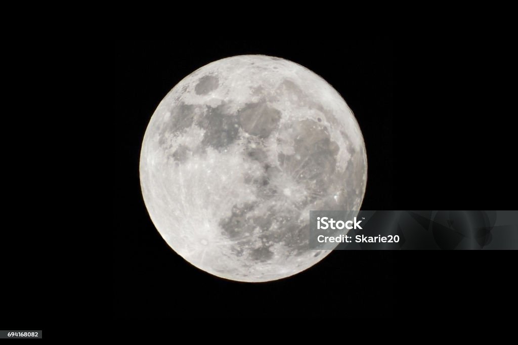 Full moon at largest also called supermoon Full Moon Stock Photo