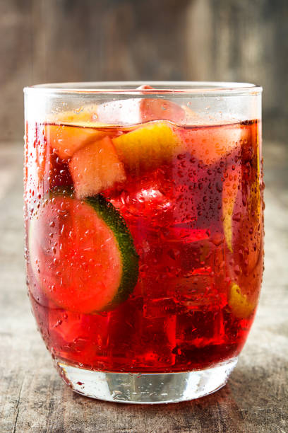 istock Sangria drink in glass 694168438
