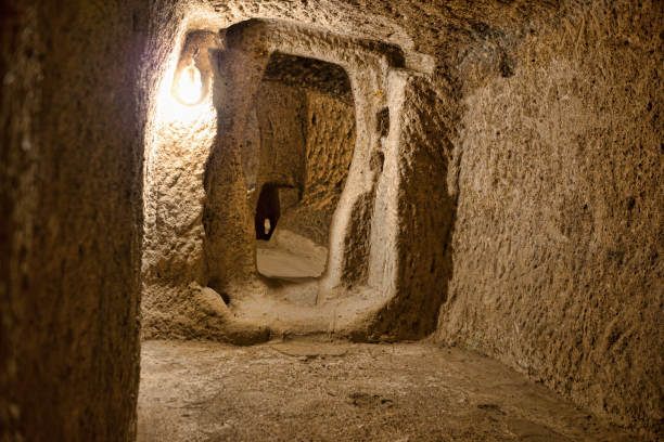 istock cave city in Cappadocia Turkey 694180778