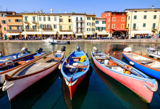 istock harbor of lazise 694184808