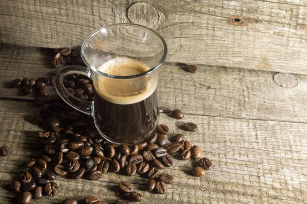 istock Cup and grain of coffee 694205186
