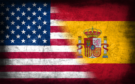 Spanish flag background