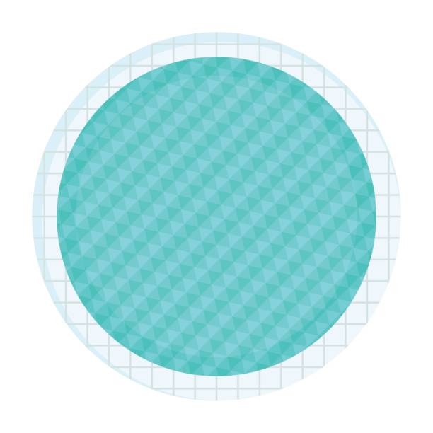 niebieski basen - drop set water vector stock illustrations