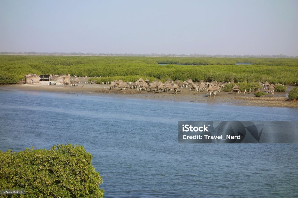 Island of clam shells, Fadiouth, Petite Cote, Senegal Senegal Stock Photo