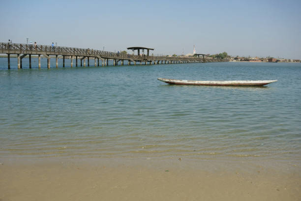 Wooden Bridge between Joal and Fadiouth, Petite Cote, Senegal Wooden Bridge between Joal and Fadiouth, Petite Cote, SenegalWooden Bridge between Joal and Fadiouth, Petite Cote, Senegal casamance photos stock pictures, royalty-free photos & images
