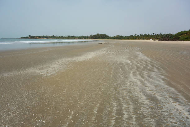 playa paraíso en cap skirring, casamance, senegal - ziguinchor fotografías e imágenes de stock